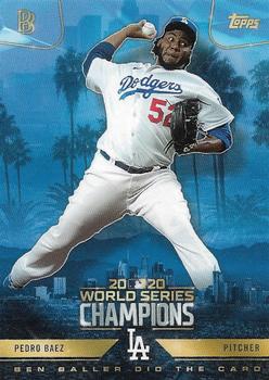 2020 Topps x Ben Baller: Los Angeles Dodgers World Series Champions #9 Pedro Baez Front
