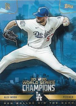 2020 Topps x Ben Baller: Los Angeles Dodgers World Series Champions #14 Alex Wood Front