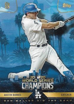2020 Topps x Ben Baller: Los Angeles Dodgers World Series Champions #16 Austin Barnes Front