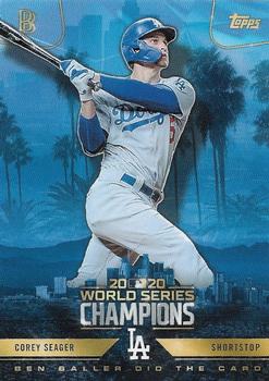 2020 Topps x Ben Baller: Los Angeles Dodgers World Series Champions #18 Corey Seager Front