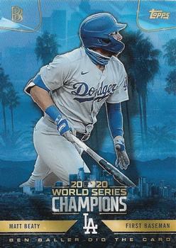 2020 Topps x Ben Baller: Los Angeles Dodgers World Series Champions #21 Matt Beaty Front