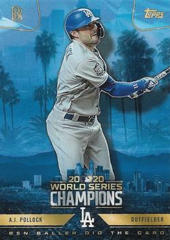 2020 Topps x Ben Baller: Los Angeles Dodgers World Series Champions #23 A.J. Pollock Front