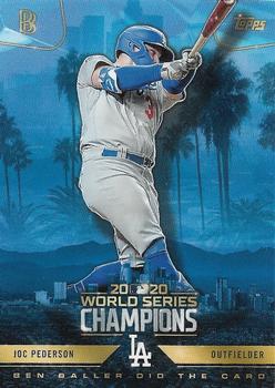 2020 Topps x Ben Baller: Los Angeles Dodgers World Series Champions #24 Joc Pederson Front