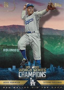 2020 Topps x Ben Baller: Los Angeles Dodgers World Series Champions #28 Jackie Robinson Front