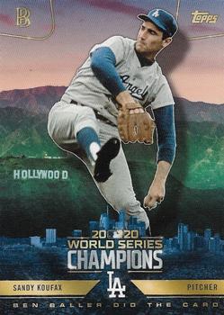 2020 Topps x Ben Baller: Los Angeles Dodgers World Series Champions #30 Sandy Koufax Front