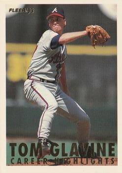1993 Fleer - Tom Glavine Career Highlights #6 Tom Glavine Front