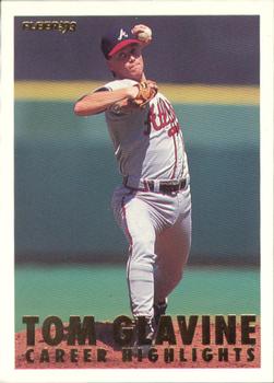 1993 Fleer - Tom Glavine Career Highlights #8 Tom Glavine Front