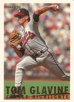 1993 Fleer - Tom Glavine Career Highlights #8 Tom Glavine Front