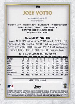 2020 Topps Gallery - Artist's Proofs #149 Joey Votto Back
