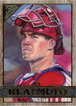 2020 Topps Gallery - Wood #78 J.T. Realmuto Front