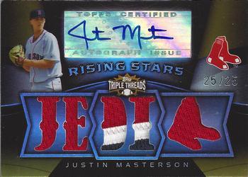 2009 Topps Triple Threads - Gold #114 Justin Masterson Front