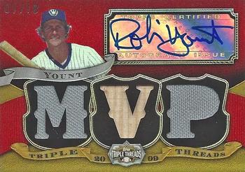 2009 Topps Triple Threads - Relic Autographs #TTAR-86 Robin Yount Front