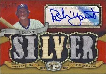 2009 Topps Triple Threads - Relic Autographs #TTAR-87 Robin Yount Front