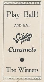 1910 Nadja Caramels (E104-3) #NNO Al Bridwell Back