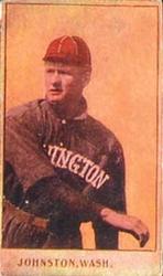 1910 Strip Cards (W-UNC) #NNO Walter Johnson Front