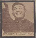1909 W555  Strip Cards #NNO Bob Bescher Front