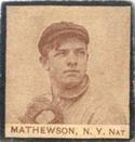1909 W555  Strip Cards #NNO Christy Mathewson Front