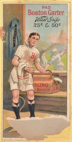 1912 Boston Garter (H813-1) #NNO Johnny Kling Front