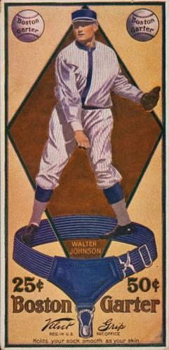 1914 Boston Garter (H813-2) #11 Walter Johnson Front