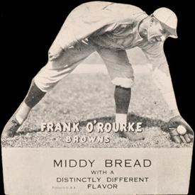 1927 Middy Bread Die Cuts #NNO Frank O'Rourke Front