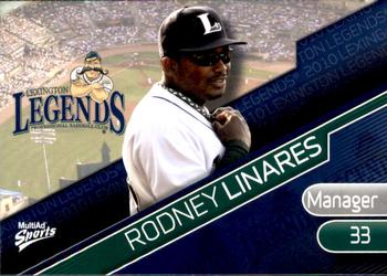 2010 MultiAd Lexington Legends #27 Rodney Linares Front
