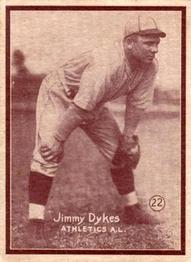 1931 W517 Mini #22 Jimmie Dykes Front