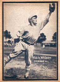 1931 W517 Mini #42 Hack Wilson Front