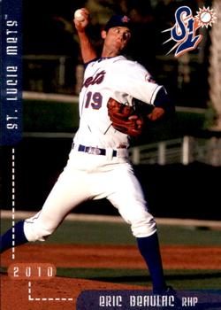 2010 Grandstand St. Lucie Mets #NNO Eric Beaulac Front
