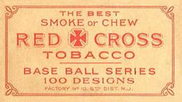 1910-13 Red Cross Tobacco (T215) #NNO Joe Tinker Back