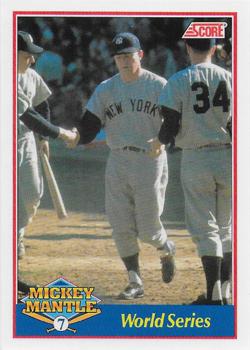 1991 Score - Mickey Mantle Glossy #3 World Series Front