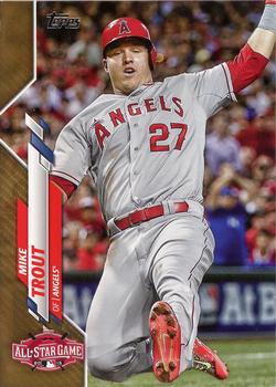 2020 Topps Update - Gold #U-4 Mike Trout Front