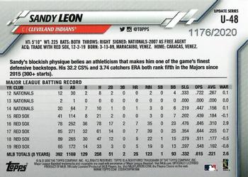 2020 Topps Update - Gold #U-48 Sandy Leon Back