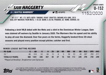 2020 Topps Update - Gold #U-152 Sam Haggerty Back