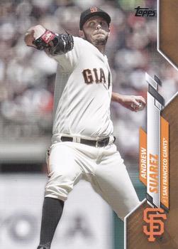 2020 Topps Update - Gold #U-217 Andrew Suarez Front
