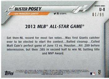 2020 Topps Update - Vintage Stock #U-8 Buster Posey Back