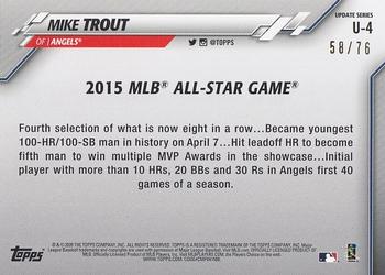 2020 Topps Update - Independence Day #U-4 Mike Trout Back