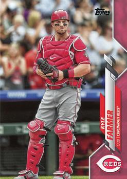 2020 Topps Update - Mother’s Day Hot Pink #U-35 Kyle Farmer Front