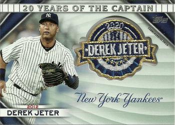 2020 Topps Update - 20 Years of The Captain Commemorative Patch #20YCC-12 Derek Jeter Front