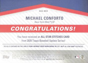 2020 Topps Update - All-Star Stitches Relics #ASSC-MCO Michael Conforto Back