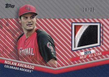 2020 Topps Update - All-Star Stitches Relics Red #ASSC-NA Nolan Arenado Front