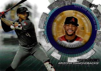 2020 Topps Update - Baseball Coin Cards #TBC-KM Ketel Marte Front