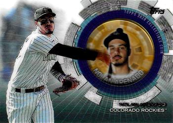 2020 Topps Update - Baseball Coin Cards #TBC-NA Nolan Arenado Front