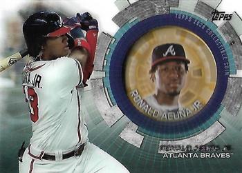 2020 Topps Update - Baseball Coin Cards #TBC-RA Ronald Acuña Jr. Front