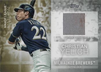2020 Topps Update - Major League Material Relics #MLM-CY Christian Yelich Front
