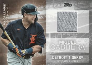 2020 Topps Update - Major League Material Relics #MLM-MC Miguel Cabrera Front