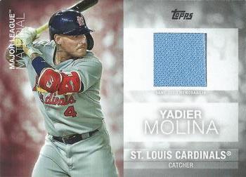 2020 Topps Update - Major League Material Relics #MLM-YM Yadier Molina Front