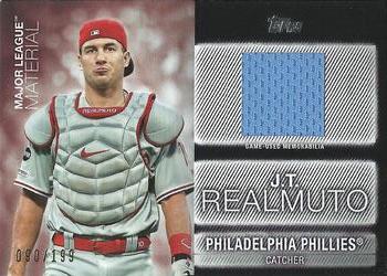 2020 Topps Update - Major League Material Relics Black #MLM-JTR J.T. Realmuto Front