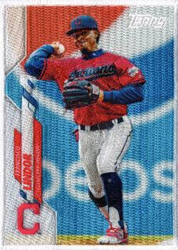 2020 Topps Update - Boxloader Patches #NNO Francisco Lindor Front
