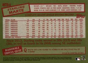 2020 Topps Update - 1985 Topps Baseball 35th Anniversary #85TB-6 Starling Marte Back