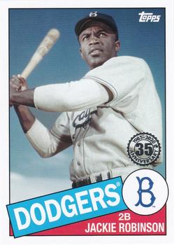 2020 Topps Update - 1985 Topps Baseball 35th Anniversary #85TB-10 Jackie Robinson Front